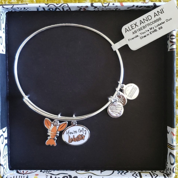 Alex and ani friends lobster bracelet